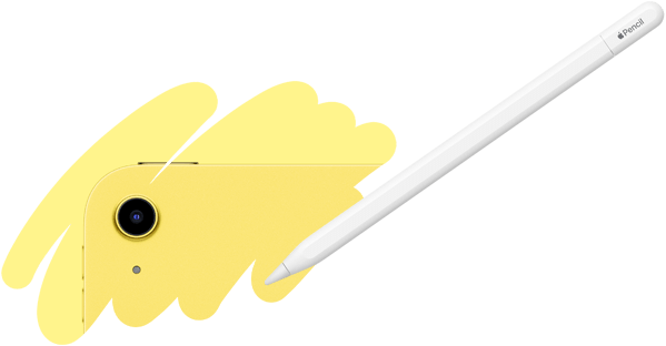 Egy
Apple Pencil vonásai felfedik egy iPad hátlapját a hátoldali kamerával