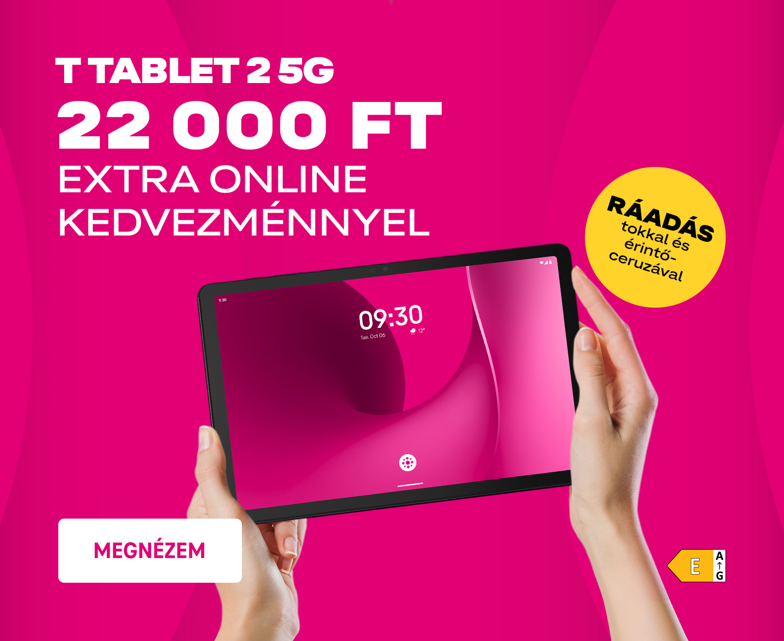 T Tablet 2 5G 22 000 Ft extra kedvezménnyel